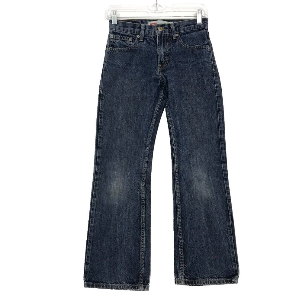 Levi's 527 Boot Cut Jeans Boys 16 Slim (26 x 28) Medium Blue Denim 100% Cotton